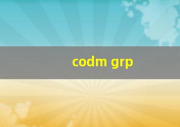 codm grp